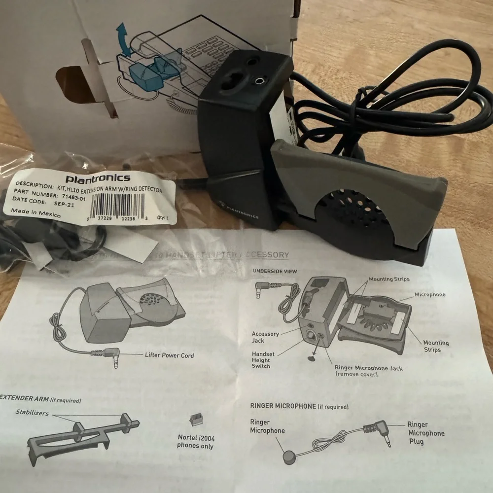 Black and Gray VR Headset with Ergonomic Design and Accessories